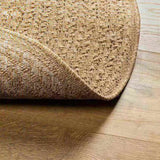 Rug ZIZUR Brown 200 x 100 cm Polypropylene 42000854