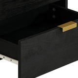 Bedside Cabinet Black 50x33x62 cm Engineered Wood 4017657