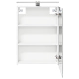Bathroom Mirror Cabinet White 50 x 14.5 x 70 cm Engineered wood 889047