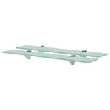 Floating Shelves 2 pcs Glass 60x20 cm 8 mm 3051521