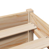Bookcase Bed without Mattress 180x200cm Super King Solid Wood Pine 3322365