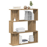Book Cabinet Artisan Oak 80x24x96 cm Engineered Wood 855773