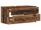 Bathroom Sink Cabinet UTRECHT Old Wood 82 x 41x 56 cm 897683