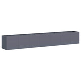Planter Anthracite 280x40x40 cm Cold-rolled Steel 860691