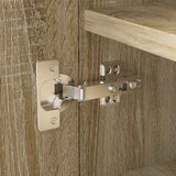 Shoe Cabinet 7 Shelves Oak 243061