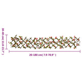Artificial Ivy Trellis Expandable 5 pcs Dark Pink 180x20 cm 366577