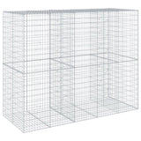 Gabion Basket with Cover 250x100x200 cm Galvanised Iron 3295228