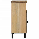 Side Cabinet 60x33x75 cm Solid Wood Mango 358237