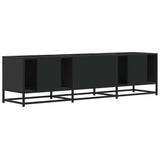 TV Cabinet Black 150x35x41 cm Engineered Wood and Metal 848859