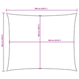 Sunshade Sail Oxford Fabric Rectangular 5x6 m Yellow 135604