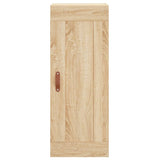 Wall Mounted Cabinet Sonoma Oak 34.5x34x90 cm Engineered Wood 830479