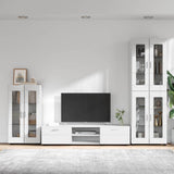 TV Cabinet Set with Drawer FLORIN 3 pcs White Engineered Wood 3397954
