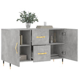 Sideboard Concrete Grey 100x36x60 cm Engineered Wood 828152