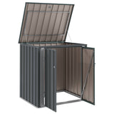 Garden Storage Box Black 101.5 x 82 x 100 cm Steel 42011280