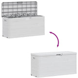 Garden Storage Box 280 L Light Grey 45686