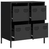 Sideboard Black 68x39x73.5 cm Cold-rolled Steel 851256