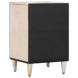 Bathroom Cabinet White 38 x 33.5 x 58 cm Solid Mango Wood 4018389