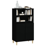 Highboard Black 60x36x110 cm Engineered Wood 821221