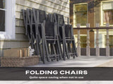 7 Piece Outdoor Dining Set with Extendable Table and 6 Folding Chairs for Patio, Balcony, Deck, Grey T3398P327928