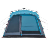 Family Tent Cabin 7-Person Blue Quick Release 4004217