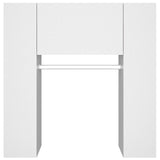 Hallway Cabinets 2 pcs White Engineered Wood 3082035