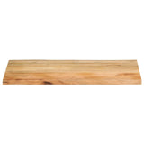 Table Top 120x60x3.8 cm Live Edge Solid Wood Mango 370744