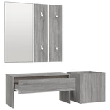 Hallway Furniture Set Grey Sonoma Engineered Wood 3120198