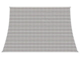 Sunshade Sail Light Grey and White 4 / 5 x 4 m HDPE 42032983
