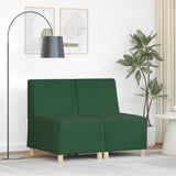 Modular Sofa Unit Armless 2 pcs Jungle Green 55 x 74 x 82 cm 3399780