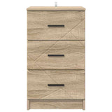 Bedside Cabinet Sonoma oak 38 x 38 x 66 cm Engineered wood 883376