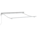 Awning Frame Retractable White 2.5 x 2 m Powder-coated Steel 42002531