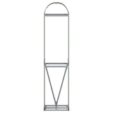 Log Holder Brown 40x45x170 cm Galvanised Steel 364568