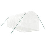 Greenhouse with Steel Frame White 12 m 6x2x2 m 3188029