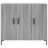 Sideboard Grey Sonoma 90x34x80 cm Engineered Wood 828114