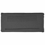 Upholstered Headboard Natural and Dark Grey 200 cm 879994