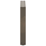Coffee Table Legs U-Shaped 2 pcs Natural Steel 50x cm Steel 4013159