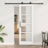 Sliding Door ORKDAL White and Black 73.5 x 211 cm 3332018