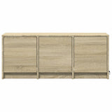 TV Cabinet with LED Sonoma Oak 97x34x40 cm Engineered Wood 852238
