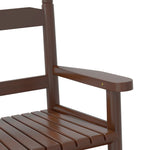 Rocking Chairs for Children 2 pcs Brown Solid Wood Poplar 3281599