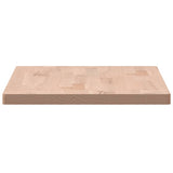 Table Top 80x40x2.5 cm Rectangular Solid Wood Beech 3188882