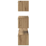 TV Cabinet Set Wall-mounted 4 pcs Artisan Oak Engineered Wood 3393437