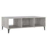 ZNTS Coffee Table Concrete Grey 103.5x60x35 cm Engineered Wood 806026