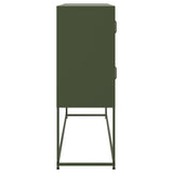 Sideboard Olive Green 100.5x39x107 cm Steel 846600