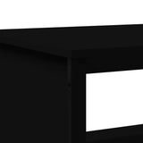 Coffee Table Black 75x51x40 cm Engineered Wood 848484