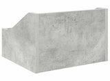 LP Record Box 2 pcs Concrete Grey 37 x 33 x 32 cm 8012769