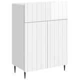 Sideboard High Gloss White 66 x 34.5 x 92 cm Engineered Wood 894409
