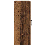 Wall Mounted Cabinet Old Wood 34.5 x 34 x 90 cm Engineered Wood 882607