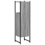Bathroom Cabinet Grey Sonoma 33x33x120.5 cm Engineered Wood 842469
