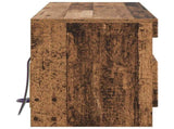 LED TV Cabinet Old Wood Engineered Wood 897873