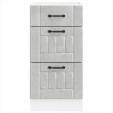 Kitchen Base Cabinet Lucca Concrete Grey Engineered Wood 854234